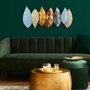 Wallity Hornbeam 4 Escultura de Pared de Metal Multicolor